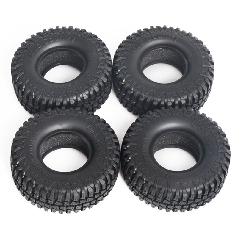 RC Auto Reifen - 100mm Durchmesser - 39mm Breite - 4er Set - Gummi - für 1/10 Skala Kletterfahrzeuge