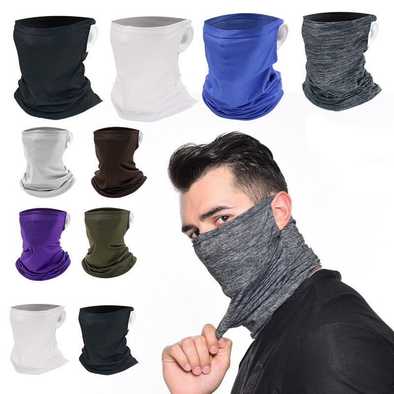 Bandana exterior para exterior, a prueba de polvo boca proteger bufanda Magic Neck Gaiters Cosplay Bandana senderismo bufandas