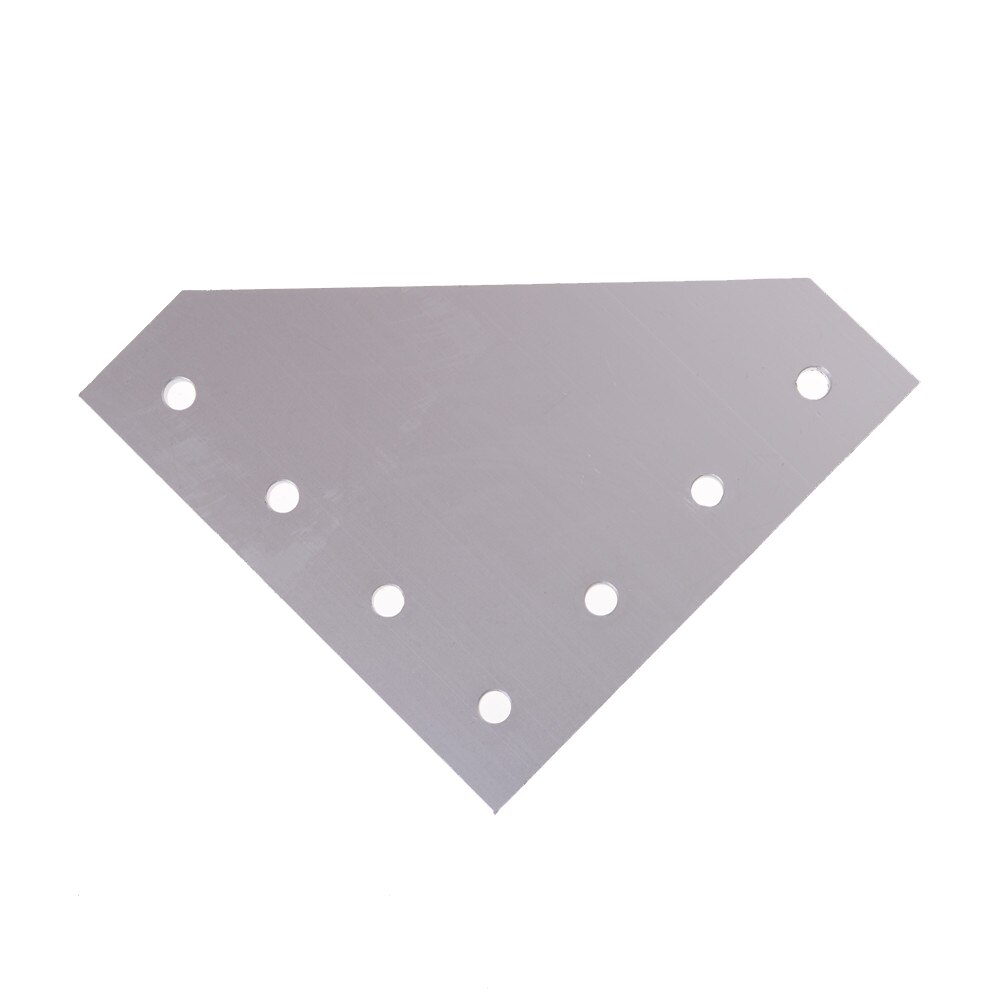 6063-T6 Joint Board Plate Corner Angle Bracket Connection Joint Strip For Aluminum Profile 3030 4040 With 5/7 Holes
