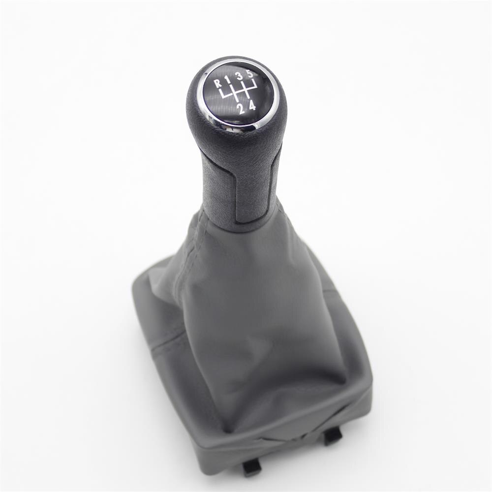 For VW Polo 9N 9N2 2002 2003 2004 2005 2006 2007 Polo Sedan 5 Speed Gear Shift Knob Gaitor Leather Boot