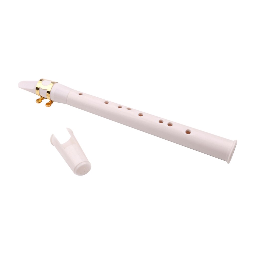 Saxofón Mini, instrumento Musical portátil, blanco