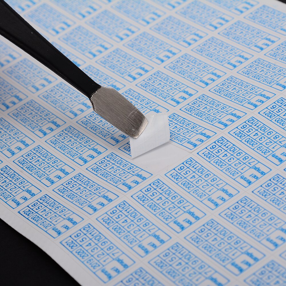 600 stuks garantie stickers  - 2022 jaar garantie vervalt bij beschadiging bescherming beveiligingslabel sticker zegel versnipperd papier