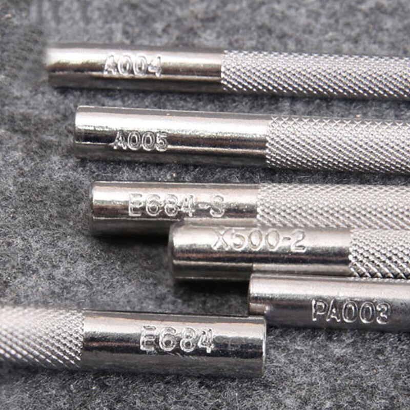 Leather Printing Tool Alloy Carving Making Craft System Punch Stamps Leatherwear Craft Punch Stamps SUB