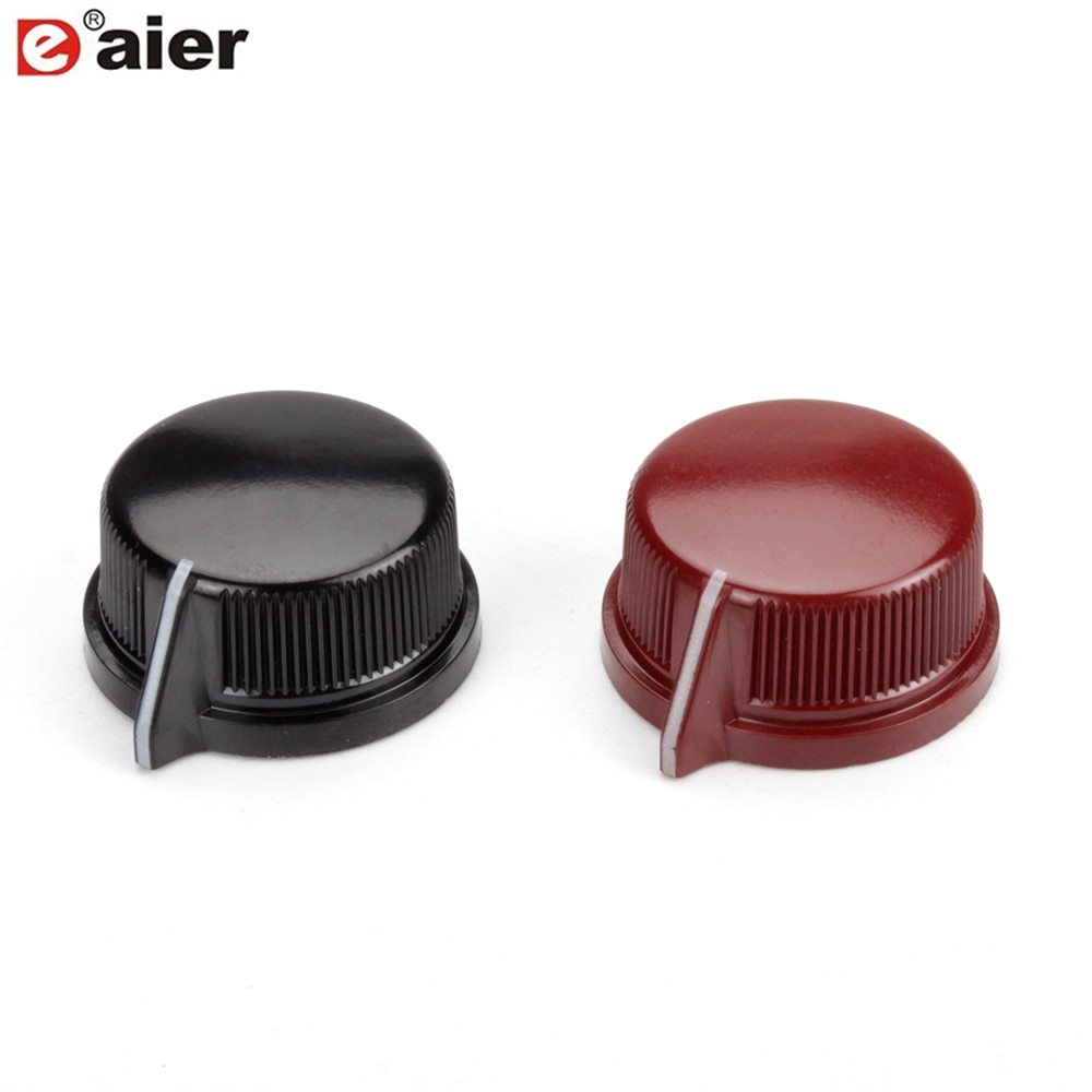 Daierbump 10 Stuks KN-1470A Bakeliet 6.35Mm Schacht Messing Binnen Set Schroef Gitaar Pedaal Effecten Controle Versterker Knop