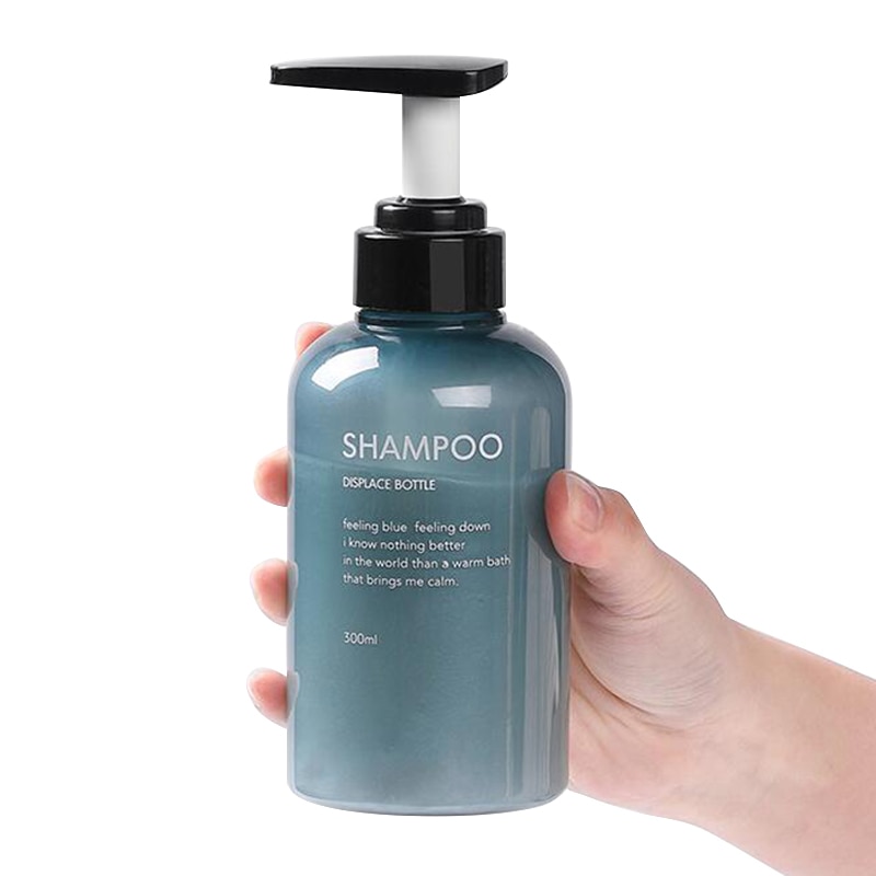 3 stk/sett såpedispenser flaske baderom sjampo flaske stor kapasitet press type lotion kroppsåpe tom flaske sett 300ml/500ml
