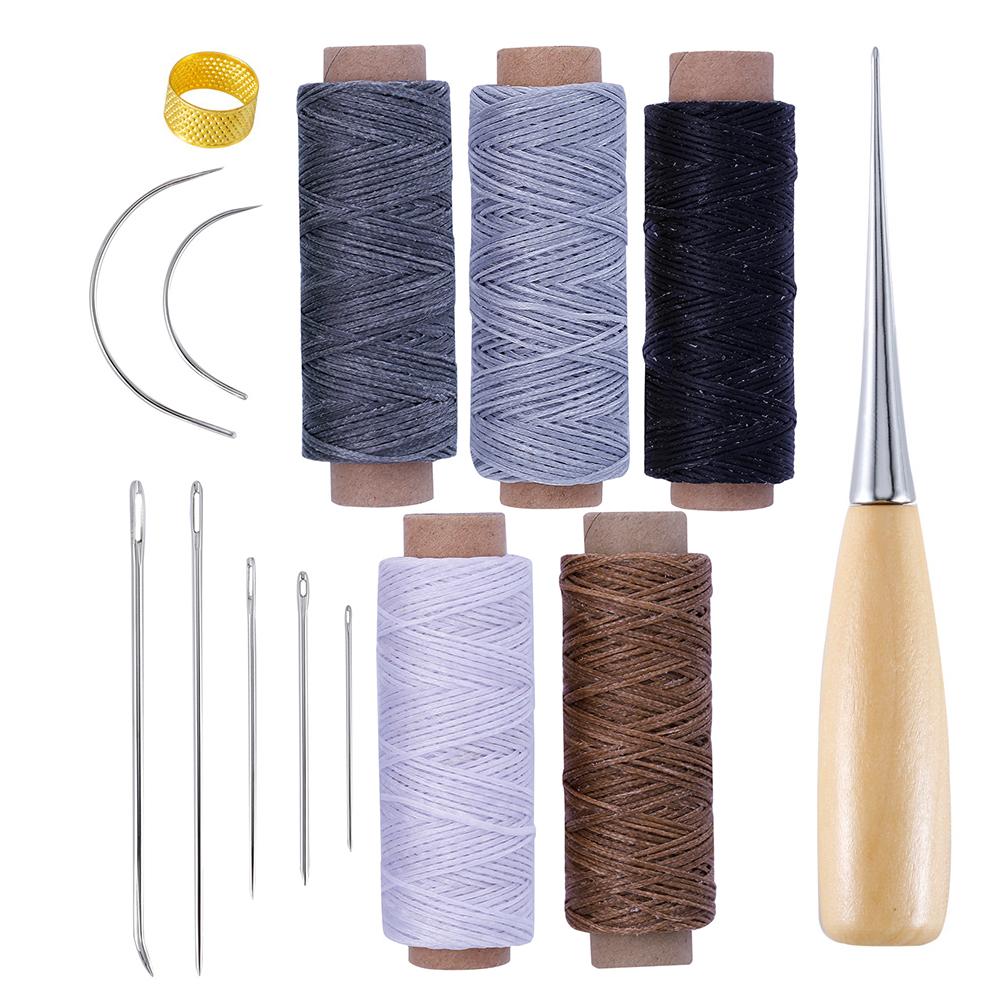 Leather Craft Tools Kit Hand Sewing Stitching Punch Leathercraft Tool Leather Craft Stitching Tool Sewing Tools Accessories