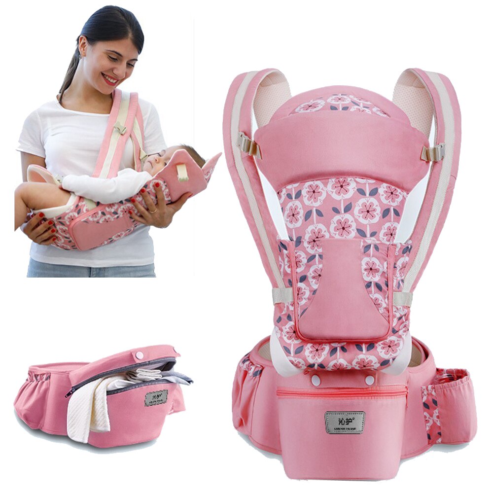 Baby Carrier 0-36 Months Breathable Front Facing 4 in 1 Infant Comfortable Sling Backpack Pouch Wrap Baby Kangaroo