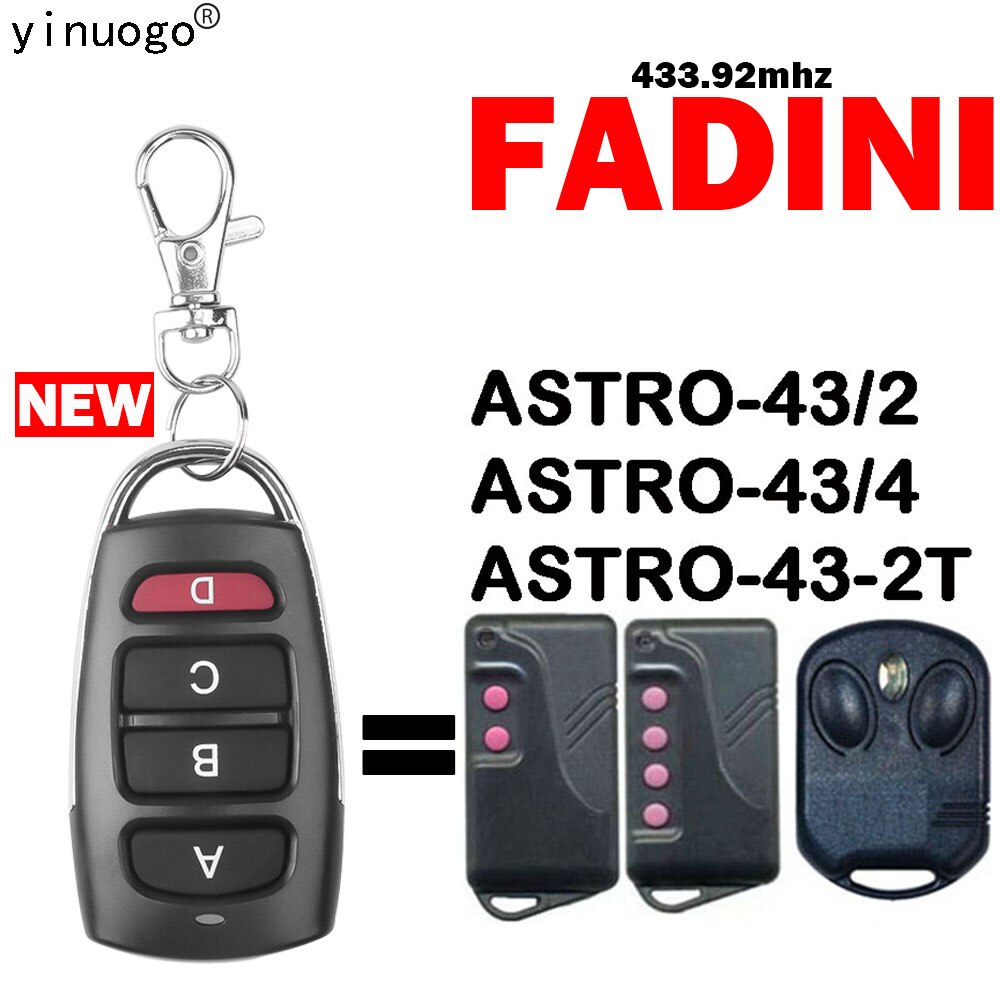 FADINI Remote Control Garage Door 433.92mhz Fixed ... – Grandado