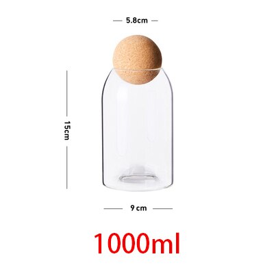 Koffie Blikjes, Verzegelde Blikken, Koffiebonen Behoud Blikjes, Kurk, Glazen Flessen, Opslagtanks graan Opslag Tanks: 1000ML