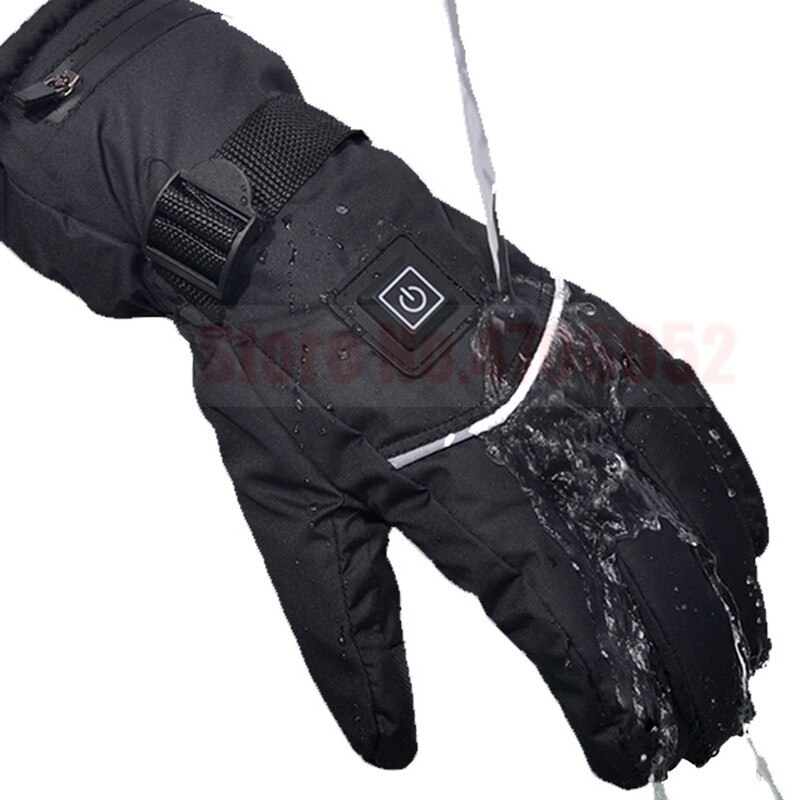 Mannen Vrouwen Oplaadbare Elektrische Warm Verwarmde Handschoenen Batterij Aangedreven Warmte Handschoenen Winter Sport Verwarmde Handschoenen voor Klimmen Skiën