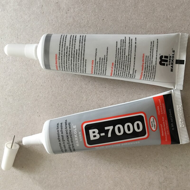 Pegamento B7000 para diamantes de imitación, adhesivo para joyería, agujas de resina epoxi, 15ml, 25ml, 50ml