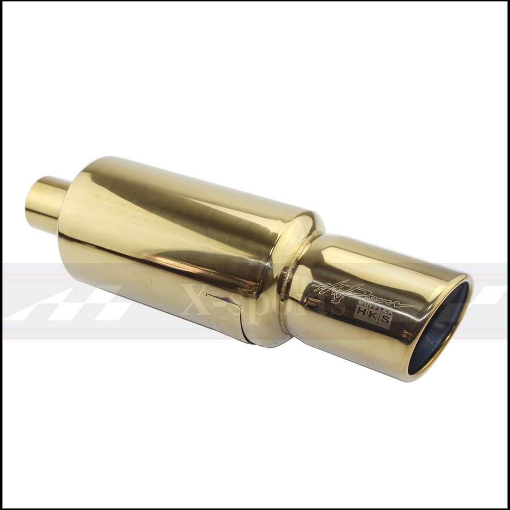 Car Motorbike Exhaust System Exhaust Pipe Muffler Tip Universal Stainless Steel ID 51MM 57MM 63MM Outlet 89mm Silencer Tail Pipe