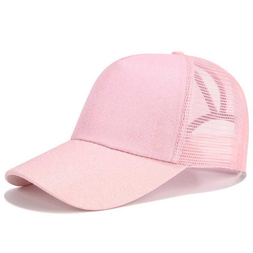 Glitter Paardenstaart Baseball Cap Vrouwen Snapback Vader Hoed Mesh Trucker Caps Messy Bun Zomer Hoed Vrouwelijke Verstelbare Hip Hop Piekte hoed: 5