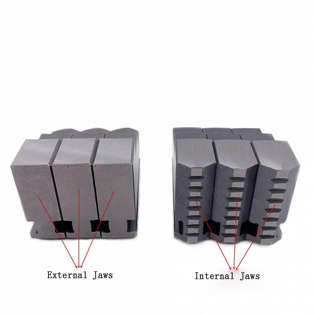 three jaws internal jaws chuck accessories for K11-80 chuck (universal chuck jaws) 3 jaw lathe chuck