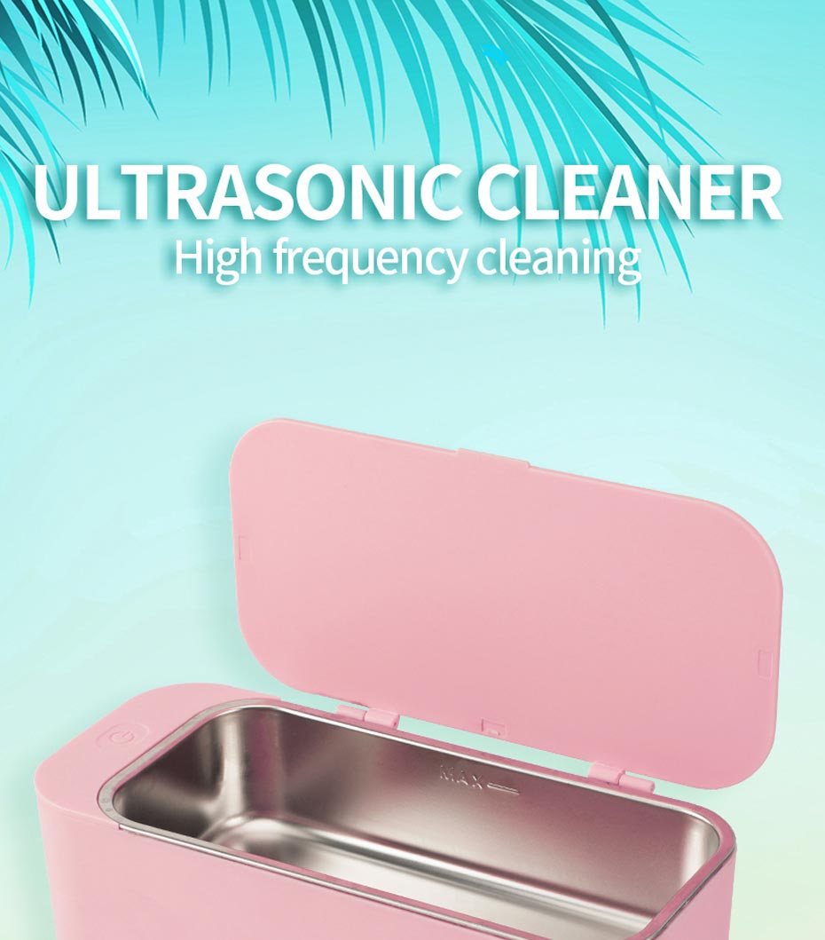 Ultrasonic Cleaner Stainless Steel Washing Bath Machine Glasses Jewelry Watch Denture Mini Ultrasound Wave Cleaning Tank