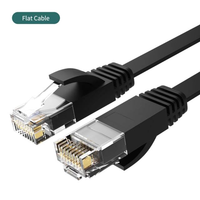 Ethernet Cable Cat6 Lan Cable UTP 1000Mnbps RJ45 Network Cable 20m 25m Patch Cord for Computer Laptop Router RJ45 Internet Cable: Flat Cable CAT6 / 3m