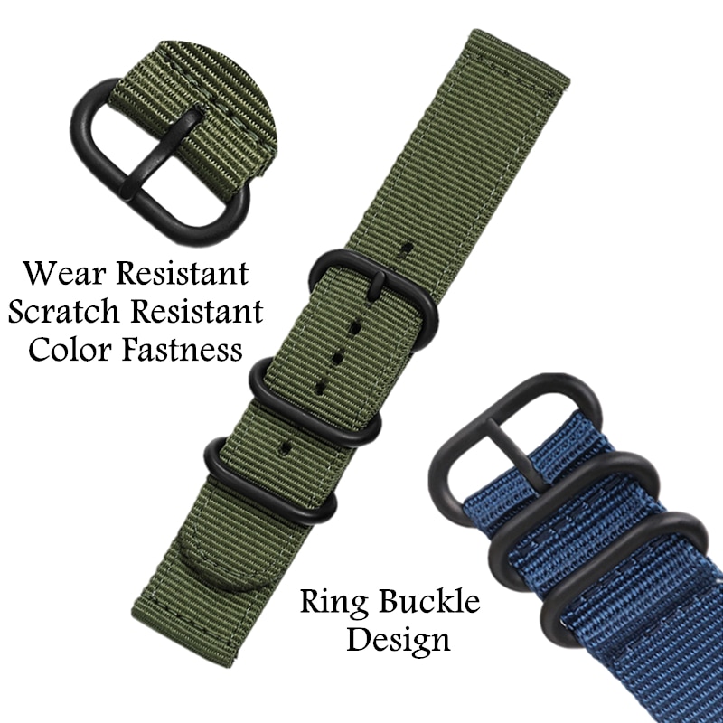 24mm nylon urrem til suunto 9 spartan sport hr urbånd suunto 9 baro quick release rem traverse canvas mænd urbånd