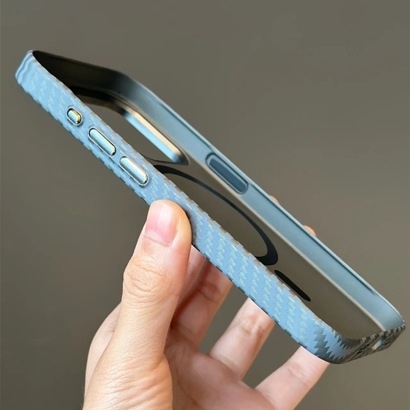 Capa para PC rígida, com fibra de carbono, capa para iPhone 15, 16 Pro Max, 14, 15pro, 13 elementos de alta tecnologia MagSafe Phone Case,