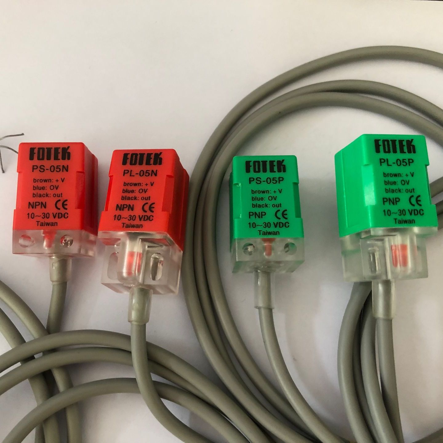 Automation Control 5-Pack Inductive Proximity Sensors - DC 10-30V NPN PS-05N 5mm Detection Distance Automation Control Sensors