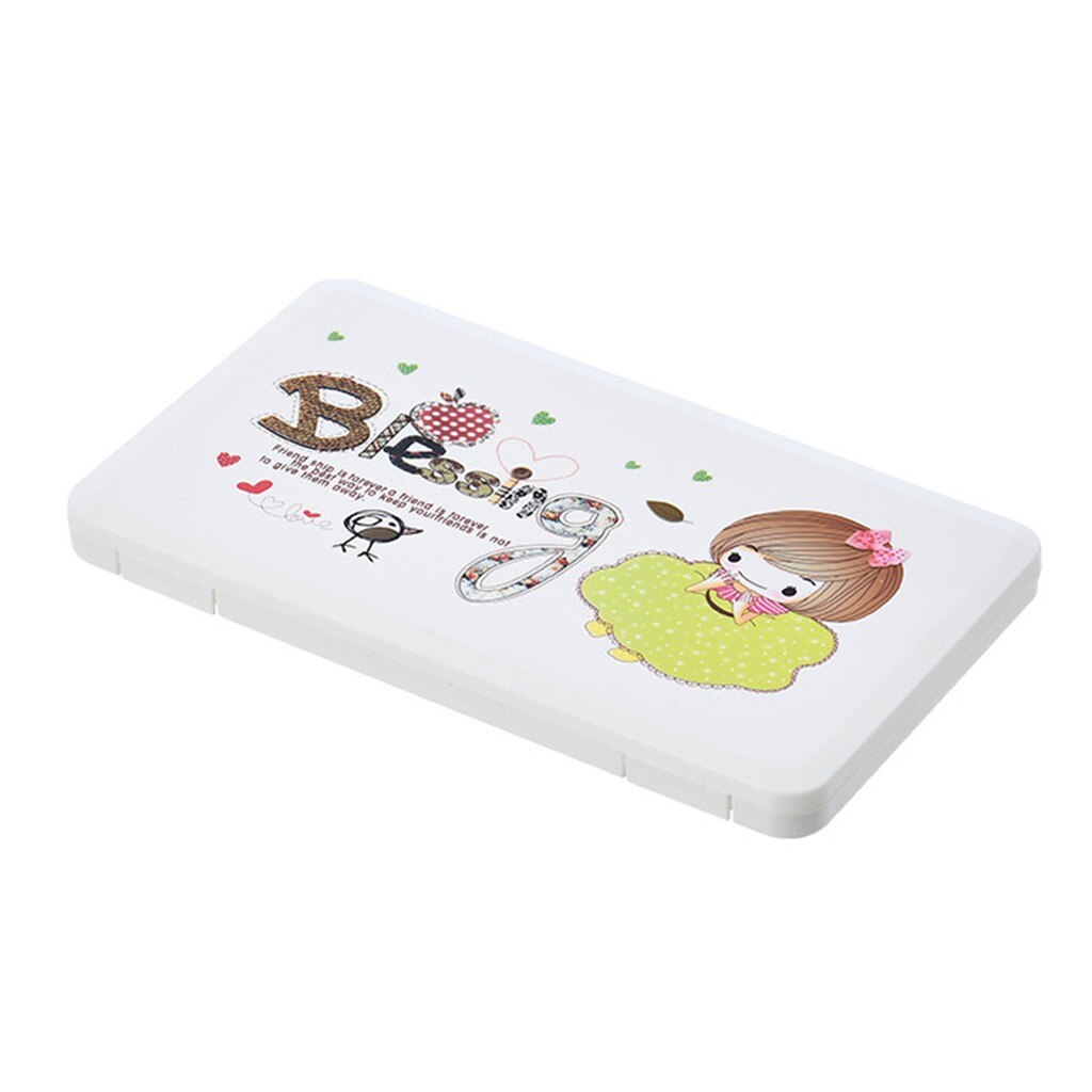Mask Storage Box Mask Save Portable Storage Box With Lid That cute cartoon Can Carry Masks Organizer boîte de masque enregistrer