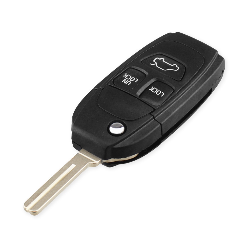 KEYYOU Replacement 5 Buttons Remote Flip Folding Key Shell For VOLVO S70 V70 C70 S40 V40 98-05 3 Buttons Car key Fob case