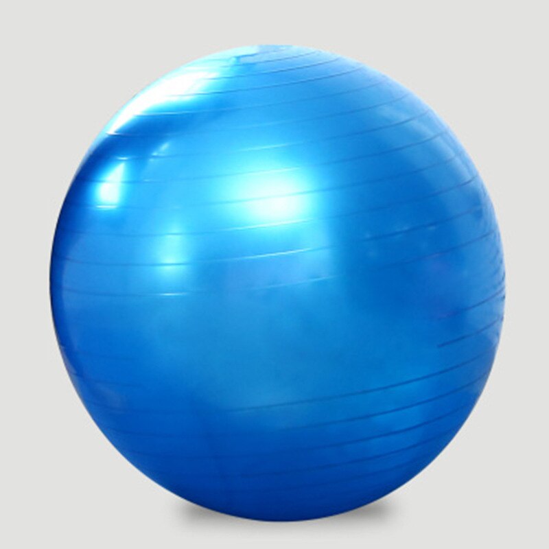 Yoga Ball Fitness Bälle 55cm 65cm 75cm Sport Pilates Birthing Fitball Übung Training Workout Massage Ball gym ball Mit Pumpe: Blue-55cm