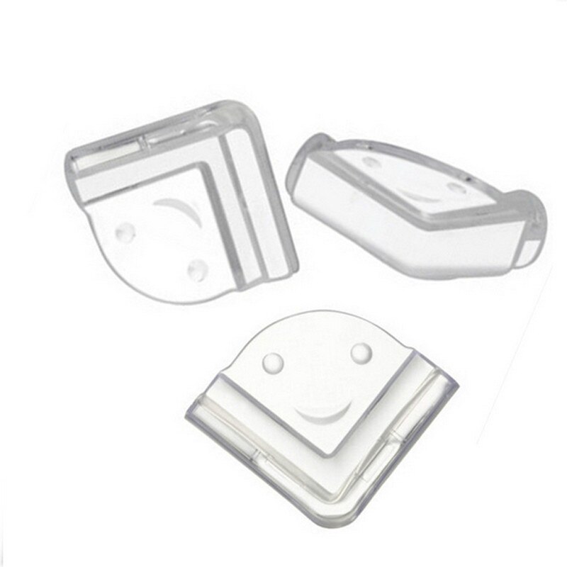 10Pc Glimlach Gezicht Kids Baby Kinderen Veiligheid Bescherming Tafel Bureau Haakse Rand Controle Hoek