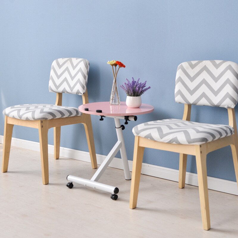 Household movable modern simple lifting oval coffee table living room coffee table laptop stand bedside small side table