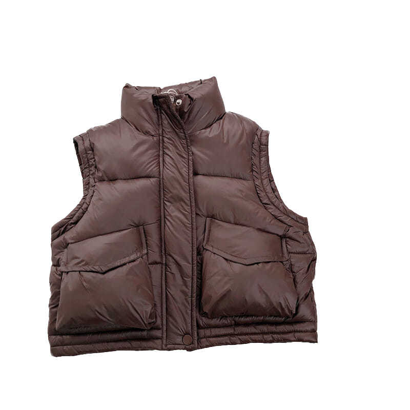 Kinderen winter trekkoord kraag dik vest jas jongens koreaanse meisjes jongens tiener jassen kinderen bovenkleding donsjas