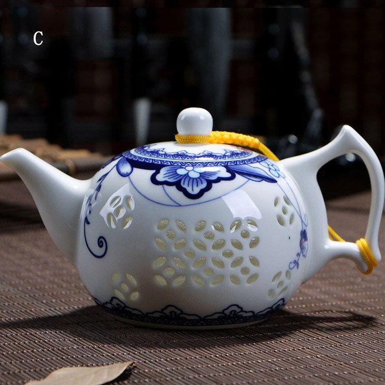 TANGPIN exquisite ceramic teapot kettle tea pot chinese kung fu tea set: Style C