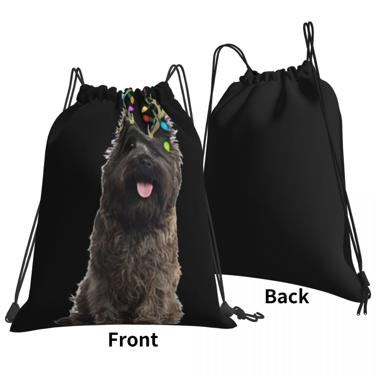 Mooie Cairn Terrier Rendier Hond Plus Size Mannelijke Persoonlijkheid Crewneck Boy Animal Tassen Rugzak Tas