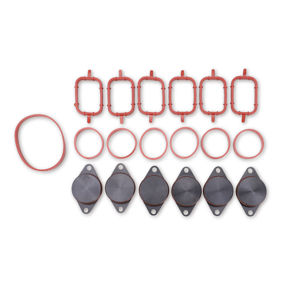 Tapas de aleta de remolino automático, tapones en blanco de eliminación con juntas Ntake para BMW M57, M57N, M57TU, YC101490, 6x22 MM y 6x33 MM