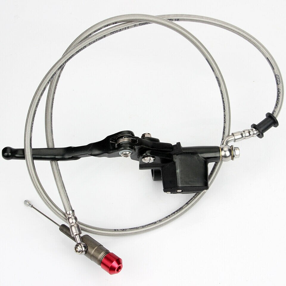 Palanca de embrague de freno hidráulico de 7/8 pulgadas 1,2 M cilindro maestro para ATV Pit Ditr Bike