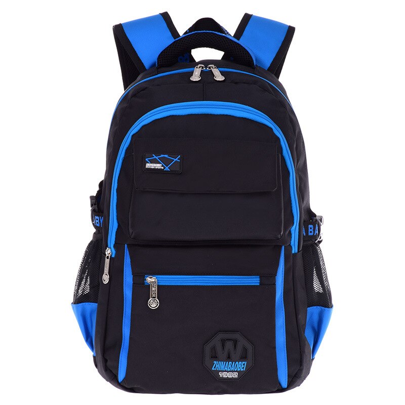 Kinderen Rugzak Orthopedische Schooltassen Voor Tieners Jongens Meisjes Ademend Rugzakken Lichtgewicht Nylon Kids Schooltas Mochila: blue 2