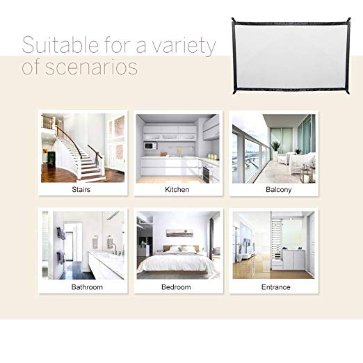 Dog Gate Ingenious Mesh Dog Fence For Indoor and Outdoor Safe Pet Dog gate Safety Enclosure Pet supplies Portable and foldable