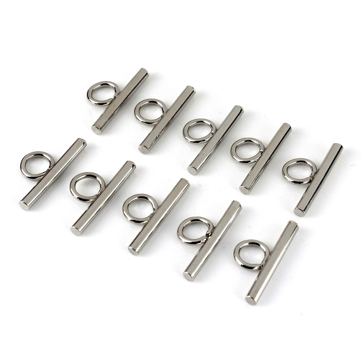 10 st metallremsa påse kedja/ sidokant ankare kopplingslänk hårdvara liten väska handväska kedja ansluta tillbehör: Silver-
