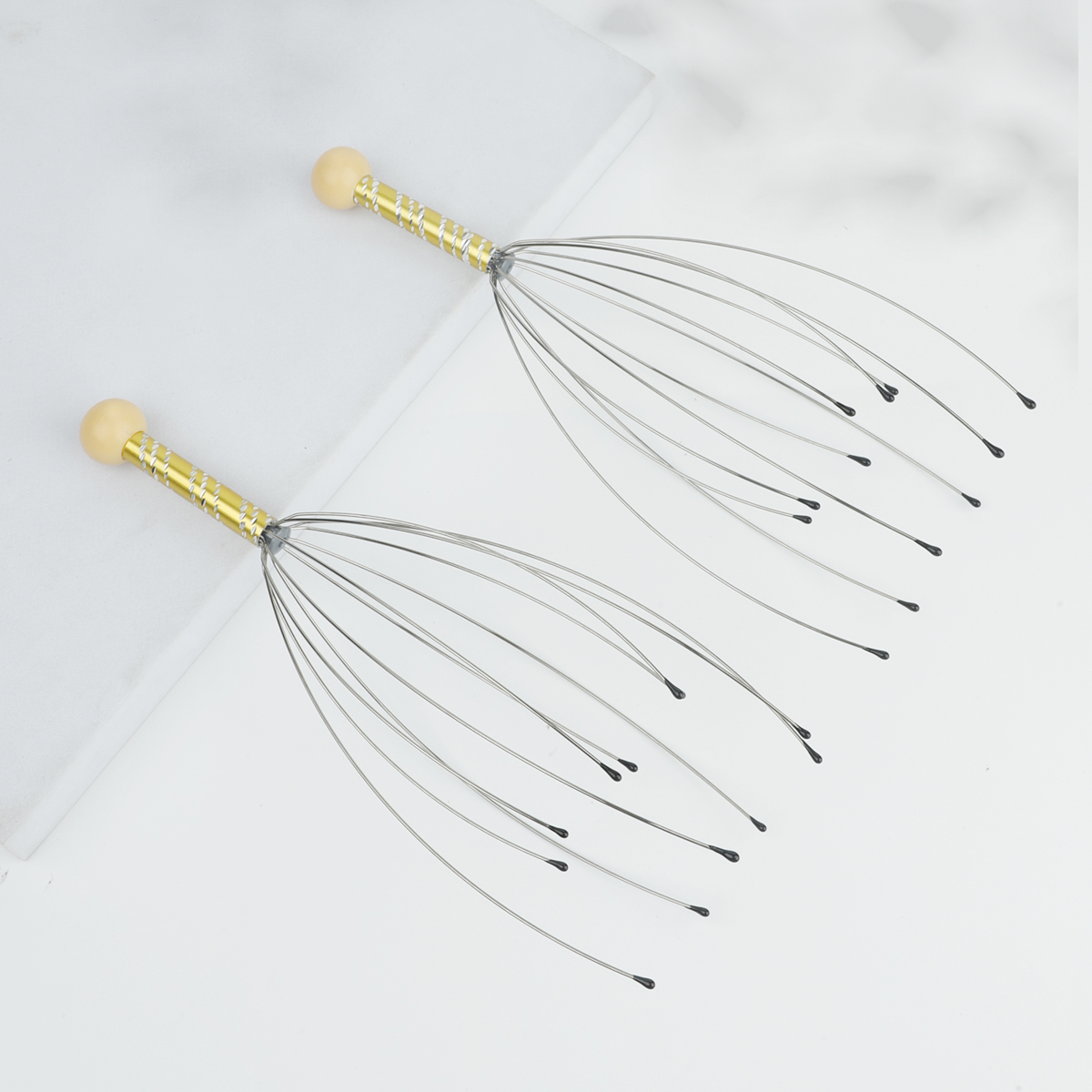 1/2sopus Head Massager Hoofdhuid Massage Klauw Soul Extractor Verlicht Spanning Spier Ontspanning Relief Vermoeidheid Massager Care Tools: MULTI
