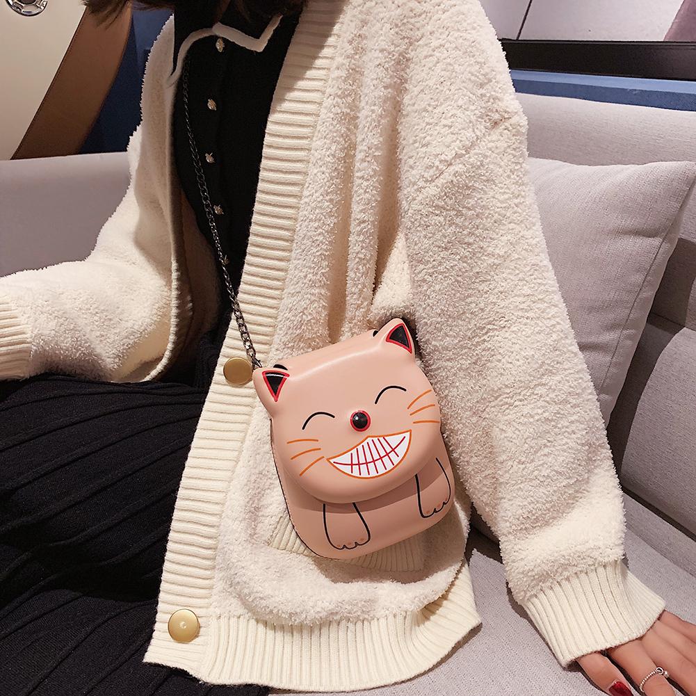 Handtassen Vrouwen Kleine Lederen Tas Keten Crossbody Tas Cartoon Leuke Messenger Bags Voor Wandelen En Reizen