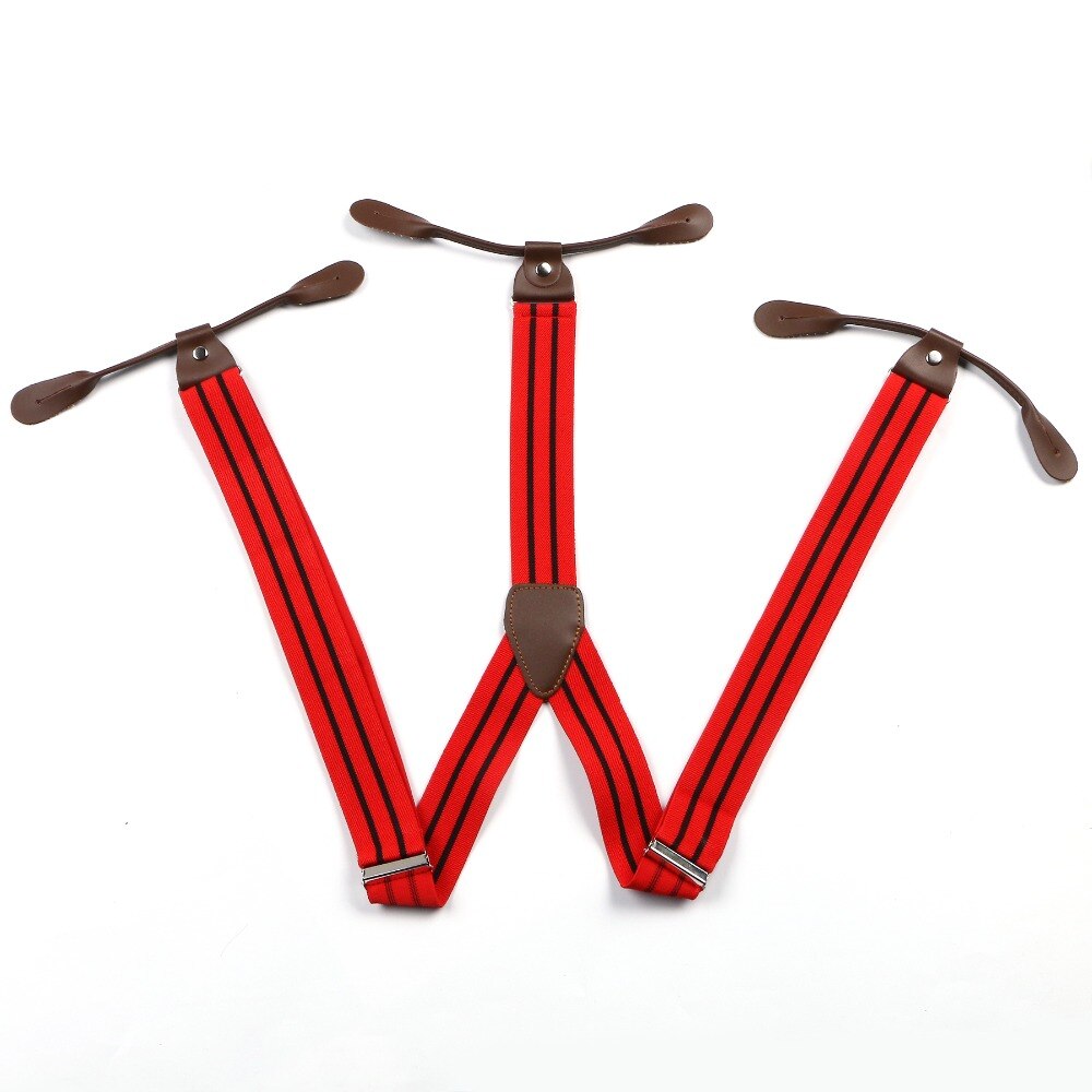 Mens Adjustable Button Braces Unisex suspenders re... – Vicedeal