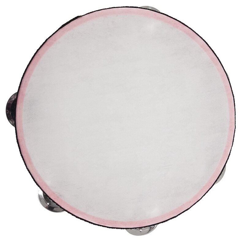 Lade Knoppen Keramische Deur Kast Handgrepen 32Mm Met 8Inch Musical Tamboerijn Tamborine Drum Ronde Percussie
