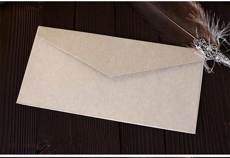 3PCS/PACK Kawaii Simple Solid Color Retro Paper Envelope Vintage Envelopes For Card Wedding Party Scrapbooking Papeleria sl1183: beige