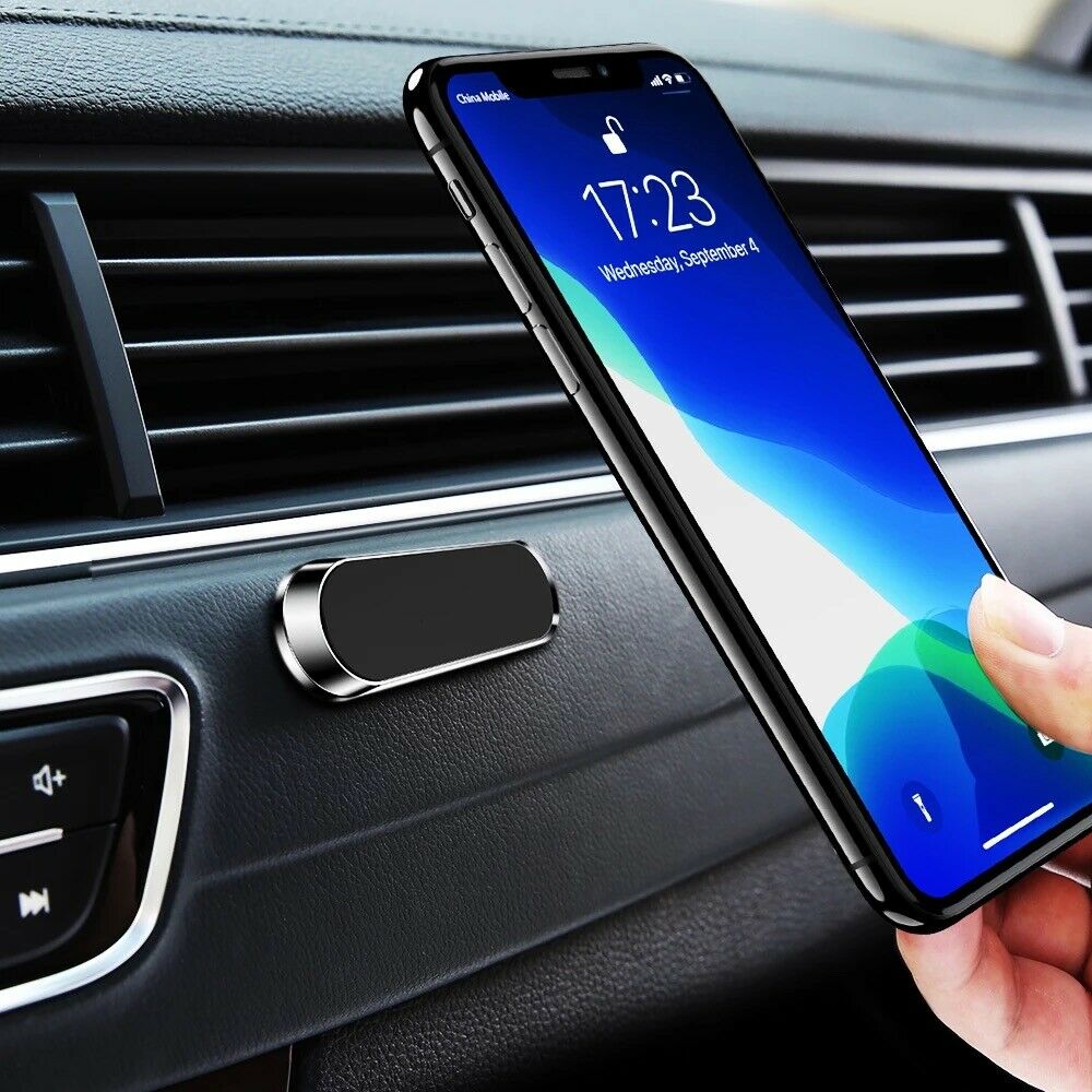 Magnetic Universal Mini Smart Phone Holder Mount For Car Black Silver Rose Gold Gps Anti-slip Mounts