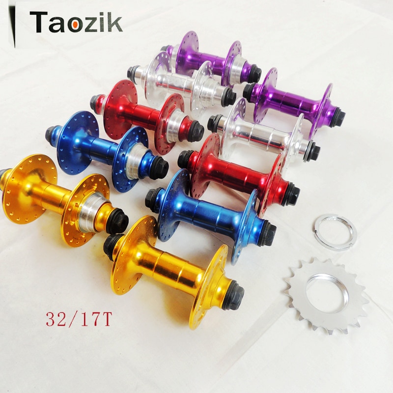 Original TAOZIK bmx extreme performance Fixed gear fixed-wheel single speed bike 17T hub 32 4 sealed bearing bike hubs