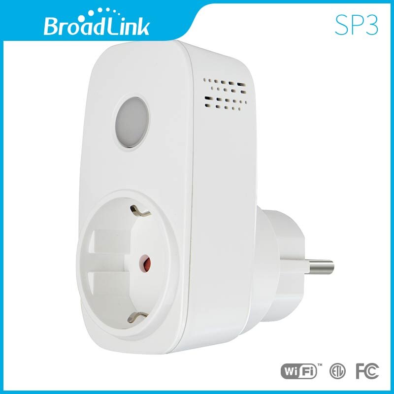BroadLink-prise de minuterie intelligente Wi-Fi 16a, 3500W, SP3, prise de courant, installation facile, pour système domotique connectée
