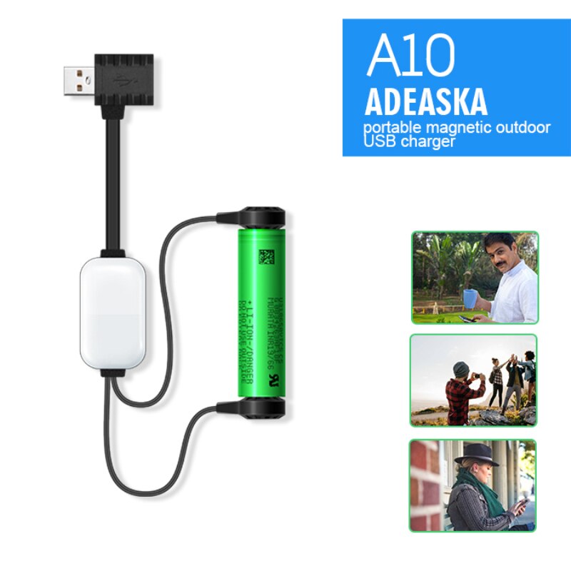 Magnétique 18650 li-po chargeur de batterie multifonction Li Ion batterie câble de Charge puissance de Charge inverse pour iPhone Xiaomi Huawei