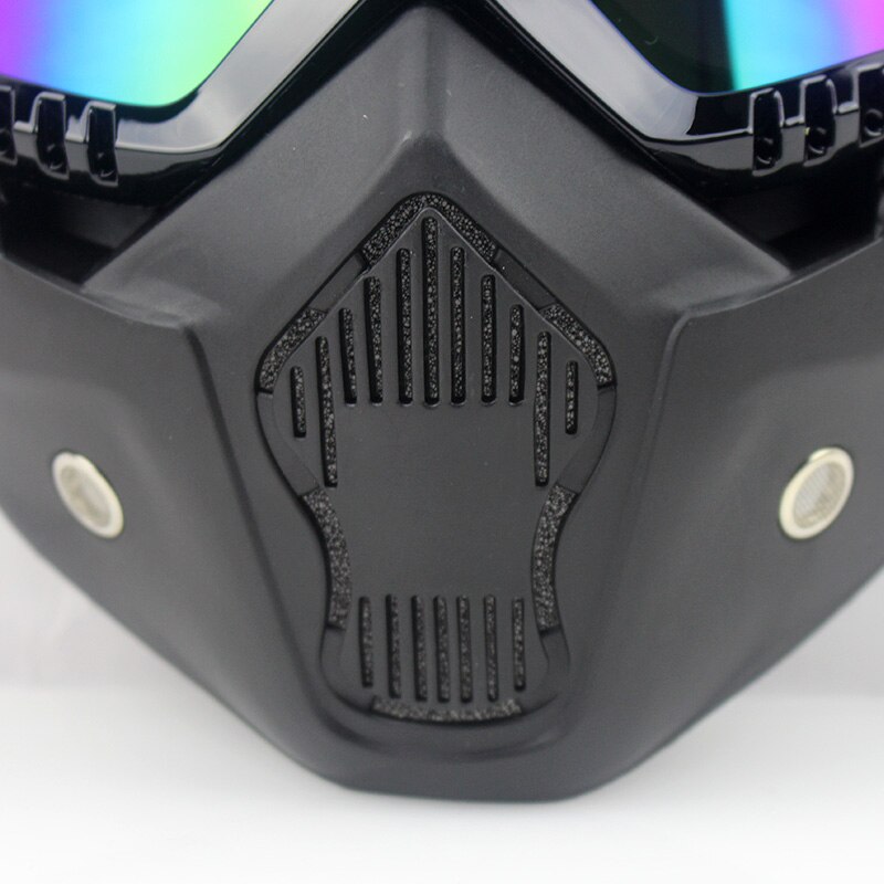 Motorcycle Face mask Goggles Ski goggles Motorbike Motor Open Face Detachable Goggle Helmets Vintage Glasses