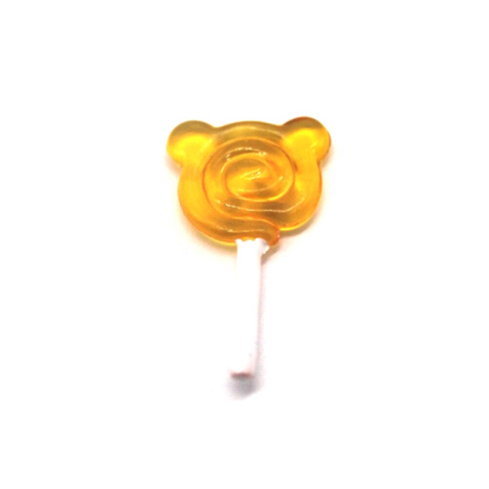 5pcs 1:12 Snacks Candy Bear Lollipop Doll House Toys Dollhouse Miniature Cute Children