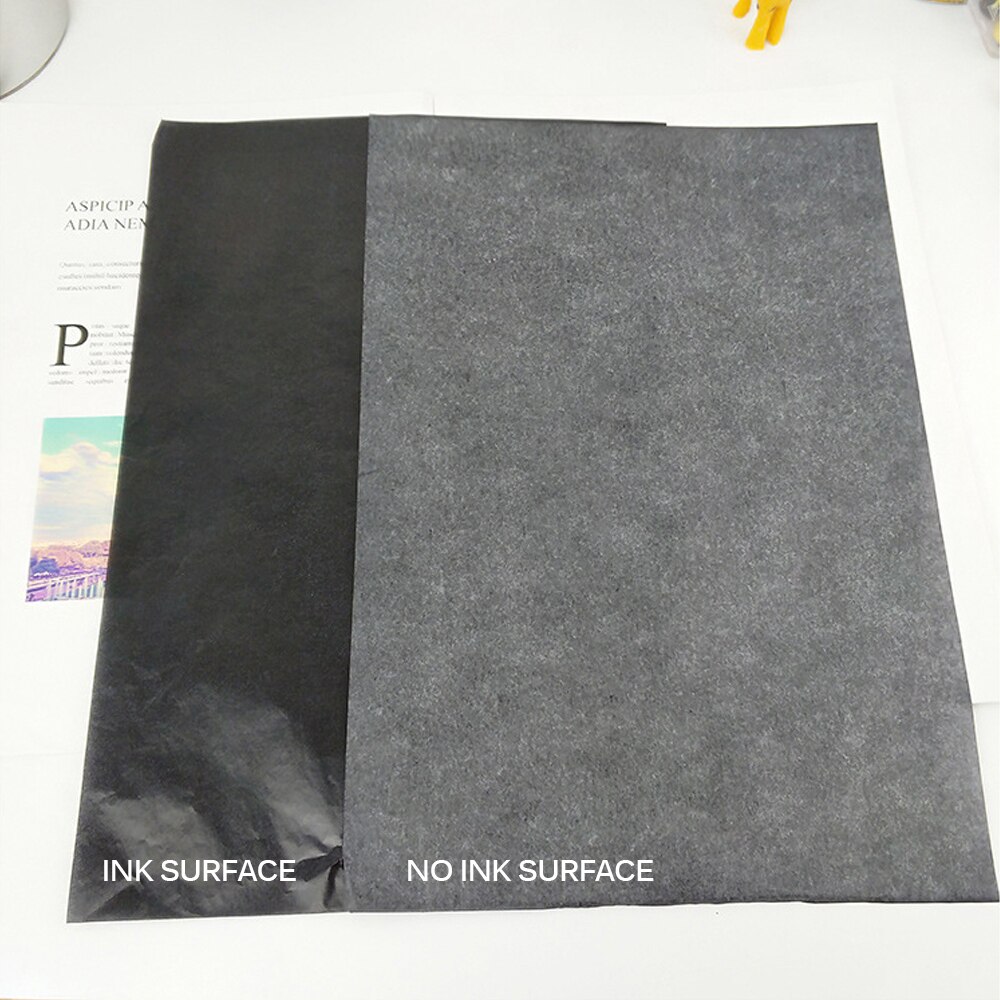 A4 Black Carbon Transfer Tracing Paper Graphite Carbon Paper For Clothes Canvas And Other Art Surfaces