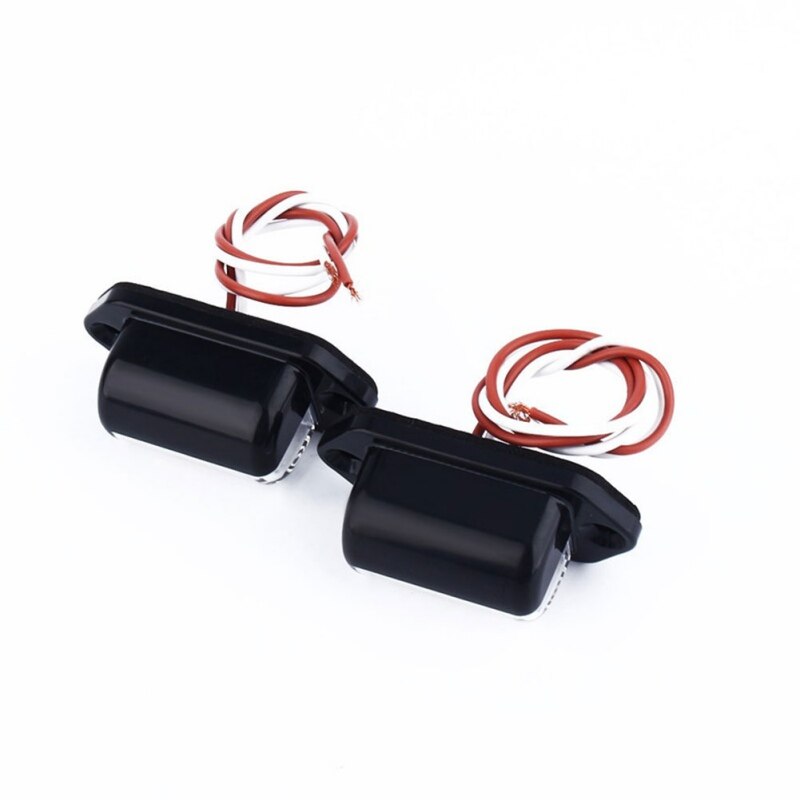 Luz led para matrícula de coche, luz lateral para señal, luz trasera, ahorro de energía, luz de borde de brillo para remolque, camión, coche, pies, manos