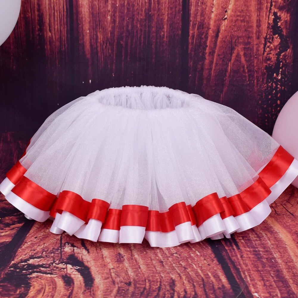 Neue Weiß verrotten Baby Mädchen extra Flauschigen Ballettröckchen Felsen Mädchen Geburtstag Party Kostüm Band Tüll Tutus Kuchen Zerschlagen 6 mon-3 T 4 T